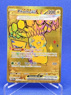 Pokemon Tcg - 179/131 Pikachu Ex - Prismatic Evolutions - Hyper Rare - Image 1