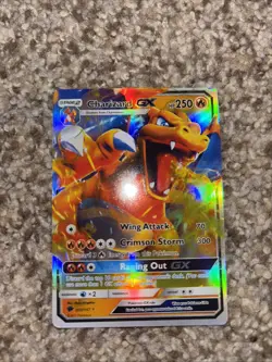 Pokemon TCG Charizard GX Holo Ultra Rare FAKE/REPLICA/DISPLAY ONLY - Image 1