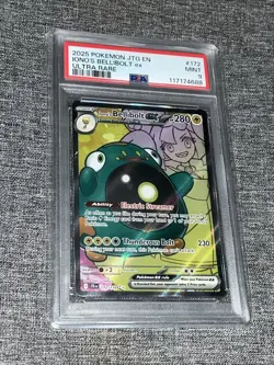 Ionos Bellibolt EX 172/159 Journey Together Ultra Rare Full Art Pokemon PSA 9 - Image 1