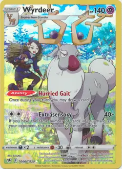 WYRDEER TG06/TG30 ASTRAL RADIANCE POKEMON (TRAINER GALLERY, NM) - Image 1