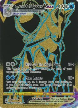 ICE RIDER CALYREX VMAX TG30/TG30 ASTRAL RADIANCE POKEMON (TRAINER GALLERY, NM) - Image 1