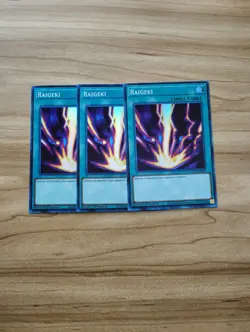 Yu-Gi-Oh! - Raigeki 3X - Full Playset - Super Rare / Holo - Image 1