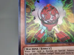 YuGiOh Red Gadget TU08-EN003 Super Rare Turbo Pack LP - Image 2