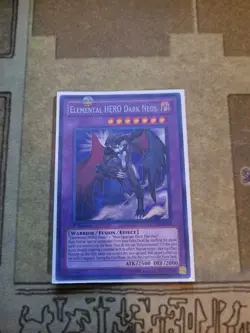 YUGIOH ELEMENTAL HERO DARK NEOS LCGX-EN059 SECRET 1ST ED VLP - Image 1