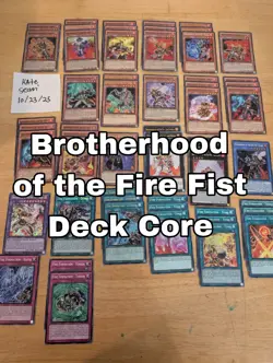 Yu-Gi-Oh Brotherhood Of The Fire Fist Deck Core - Image 1