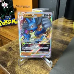 Lucario VSTAR SWSH214 SWSH: Sword & Shield Promo Cards Holo NM - Image 1