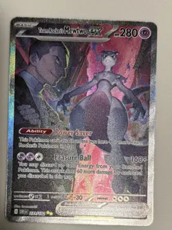 Pokemon Mewtwo EX TCG 2025 Team Rockets Card 231/182 Destined Rivals - Image 1