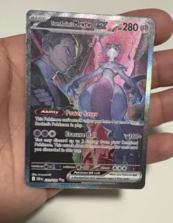 Pokemon Mewtwo EX TCG 2025 Team Rockets Card 231/182 Destined Rivals - Image 2