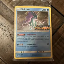 Suicune 2019 Pokemon Lost Thunder SM149 Promo Pack 22 Cards New Factory Sealed - Image 1