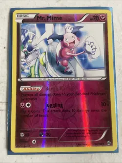 Mr. Mime - 97/162 - Rare - Reverse Holo x1 XY BREAKthrough Pokemon Card - Tcg - Image 1