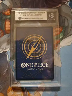 BGS 9 (Gem) Monkey.D.Luffy Pre Release Winner P-036 OP TCG One Piece Card Game - Image 2