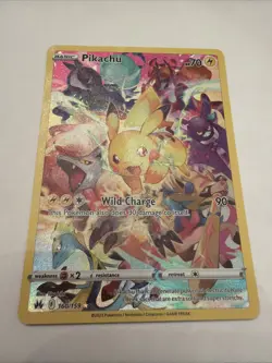 Pokemon TCG Pikachu Crown Zenith Alternative Art Holo Card 160/159 NM Condition - Image 2