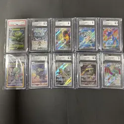 10 Card Graded Pokemon Lot CGC And PSA Gardevoir,Zekrom, Dragapult, Celebi, Ect - Image 1