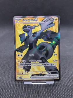 Pokemon Card Zekrom EX 158/086 Black Bolt Full Art Ultra Rare MINT! - Image 1