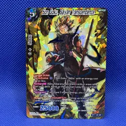 Son Goku Saiyan Transcendence BT7-129 ISR Foil Dragon Ball Super Card Game | NM - Image 1