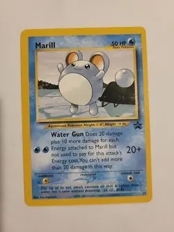 Marill Black Star Promo #29 Pokemon Card WOTC - LP - Image 1