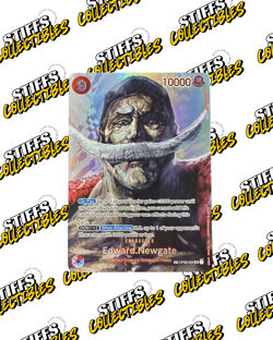 One Piece Card Game-Edward. Newgate (Alt Art) OP02-004 SP English OP04 - Image 1