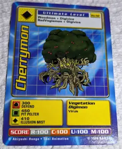 Digimon Cards - 1999 Digi-Battle Cherrymon BO-92 - Image 1