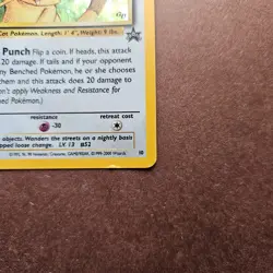 Meowth Pokemon Black Star Promo 10 Holo Card - HP - Image 5