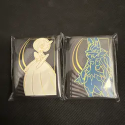 Pokemon TCG Card Sleeves Sealed- Gardevoir & Lucario Mega Evolutions 65ct - Image 1