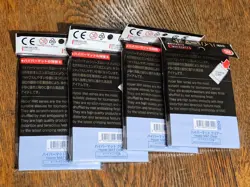 4x KMC 80 card sleeves deck protectors Hyper Matte CLEAR (New Package) Mat - Image 2