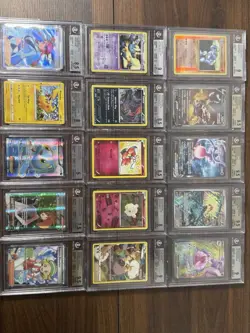All Beckett BGS All English XY - Modern SIR+ 15x Pokemon Graded Card Lot #17 - Image 1