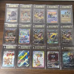 All Beckett BGS 9.5 Gem Mint Alt Art SAR 15x Pokemon Graded Card Lot #13 - Image 1