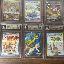 All Beckett BGS 9.5 Gem Mint Alt Art SAR 15x Pokemon Graded Card Lot #13 - Image 5