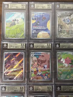 All Beckett BGS 9.5 Gem Mt & 1 Pristine Art Rare 15x Pokemon Graded Card Lot #14 - Image 3