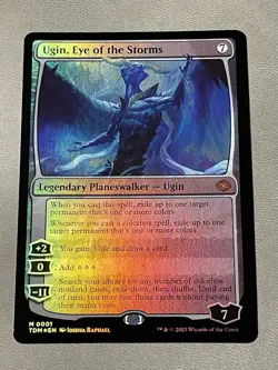 Ugin, Eye of the Storms Tarkir: Dragonstorm Foil NM MTG - Image 1