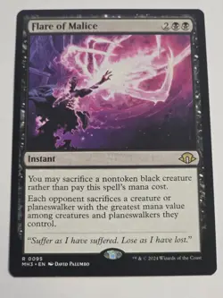 MTG - Flare of Malice - Modern Horizons 3 - Image 1