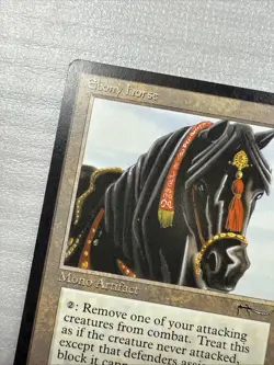 Magic the Gathering Ebony Horse Arabian Nights Near Mint NM MTG - Image 5