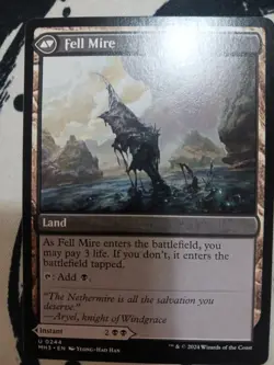 MTG Fell the Profane/Fell Mire Modern Horizons 3 NM - Image 2