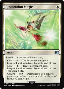 MTG Restoration Magic - Foil, Final Fantasy, Near Mint, English - Image 1
