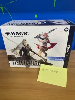 Magic The Gathering Final Fantasy Bundle 9 Play Boosters New Factory SEALED - Image 1
