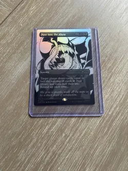 🔮 MTG: Peer into the Abyss (2021) (Rainbow Foil) Secret Lair Drop Foil - Image 1