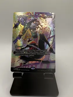 Relentless Assault (Borderless) Marvel Universe Eternal-Legal Foil - Image 1