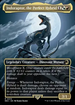Indoraptor, the Perfect Hybrid (Borderless Foil) UB: Jurassic World - Image 1