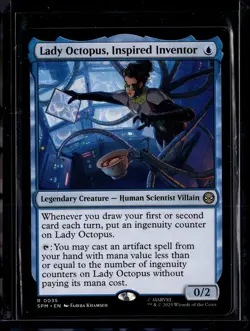 Lady Octopus, Inspired Inventor - 35 - SPM - NM - MTG Magic the Gathering - Image 1