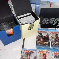 Magic The Gathering 9 Un Opened Booster Packs Plus Rest Of The Cards And Box - Image 2