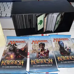 Magic The Gathering 9 Un Opened Booster Packs Plus Rest Of The Cards And Box - Image 4