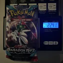 Heavy 22.41g Pokemon Sealed Paradox Rift Booster Pack - Image 1