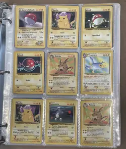 Pokemon 90's card lot of 216 - Image 1