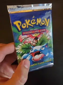 Pokemon Base Set Unlimited Booster Pack Factory Sealed Venusaur Art 🔥 - Image 5