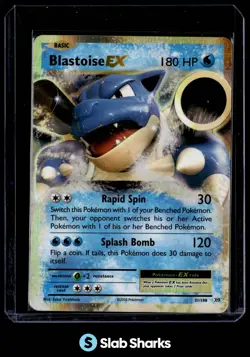 2016 POKEMON XY EVOLUTIONS #21/108 BLASTOISE HOLO - Image 1