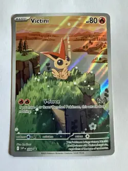 Pokemon TCG Victini Full Art Holo Black Star Promo 208 NM - Image 1