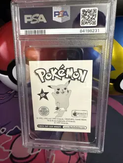 1999 Merlin Pokemon Pokeball Prism #S24 - PSA 9 MINT - Image 2