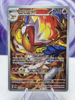 Pokemon Twilight Masquerade 173/167 Infernape Illustration rare IR - Image 1