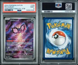 2024 Pokemon Pecharunt SVP #129 Shrouded Fable Promo PSA 9 MINT - Image 3
