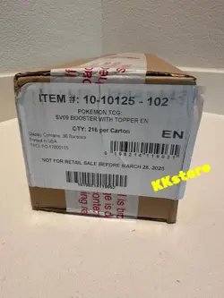 Pokemon TCG Journey Together SV09 Enhanced Booster Sealed Case = 6 Booster Boxes - Image 2